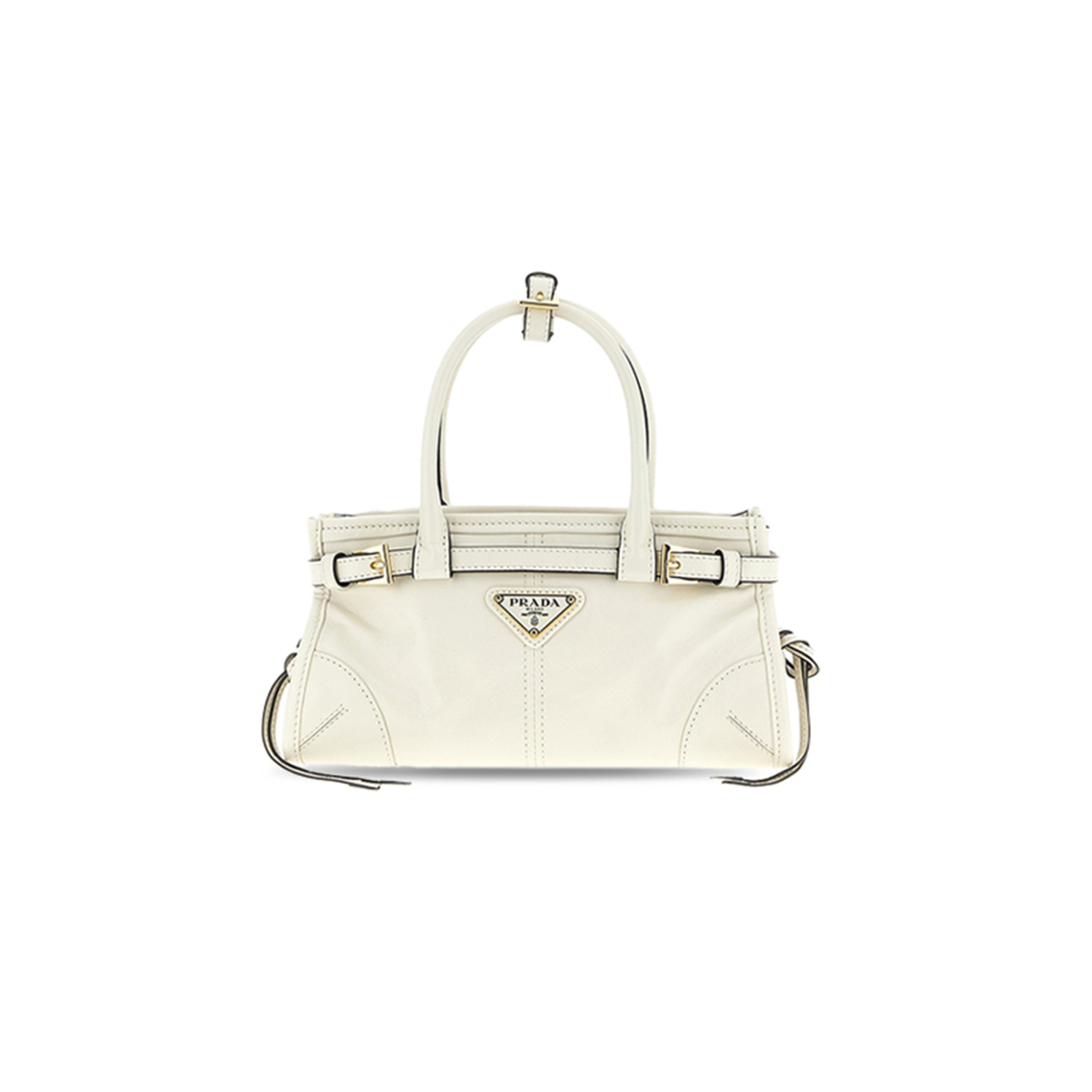 PRADA BONNIE LEATHER MINI HANDBAG 1BA486 (23.5*12*9cm)